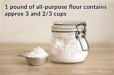 How Many Cups in One Pound of Flour?