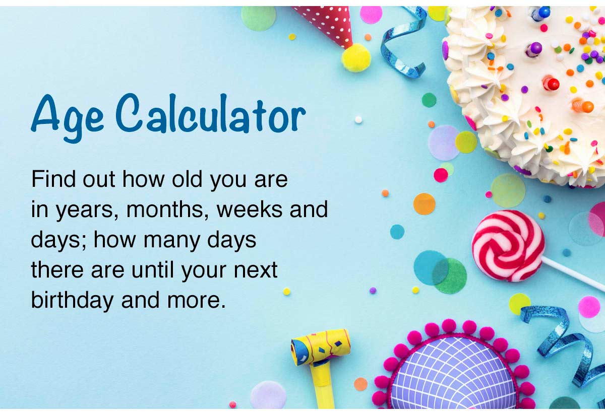 Date Of Birth Age Chart