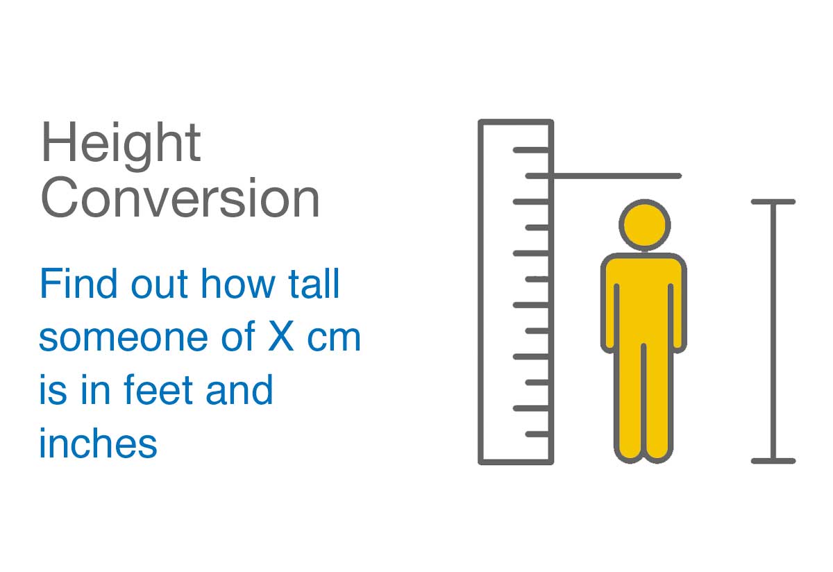 Height Converter ft to cm and cm to in