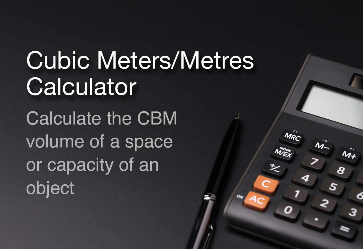 Cubic Meters Calculator - CBM Calculator