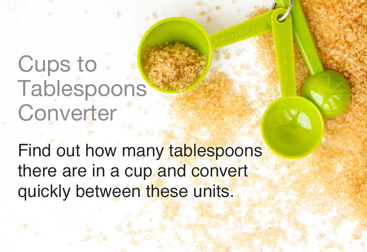 How Many Tablespoons in a Cup? (1/3 1/2 2/3)
