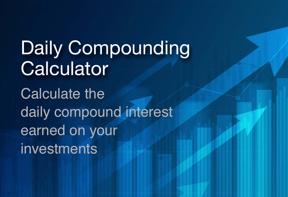 Daily compound interest calculator