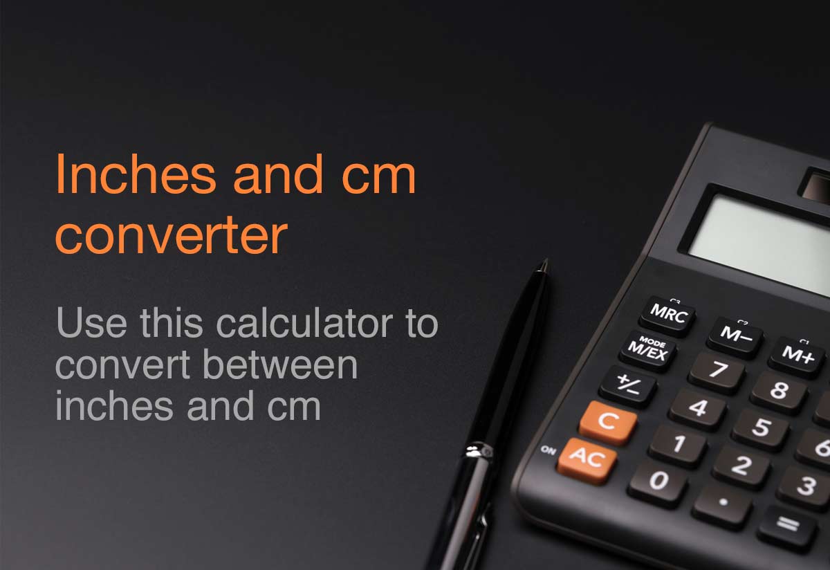 Cm To Inch Conversion Chart Length