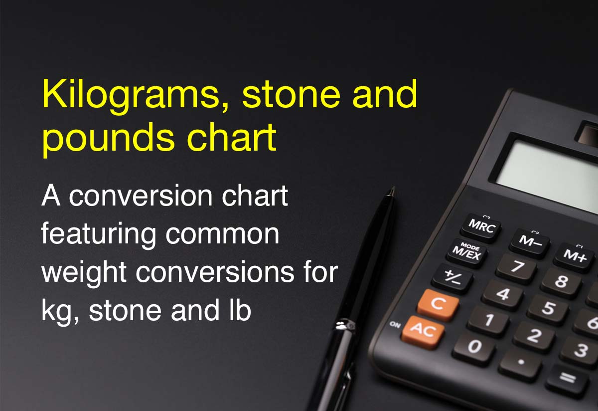 Stone To Lbs Conversion Chart