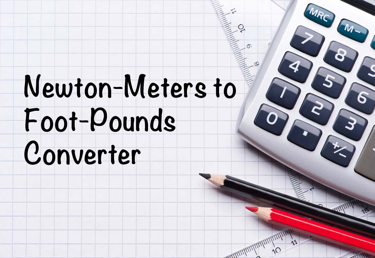 Newton Meters To Ft Lbs Chart