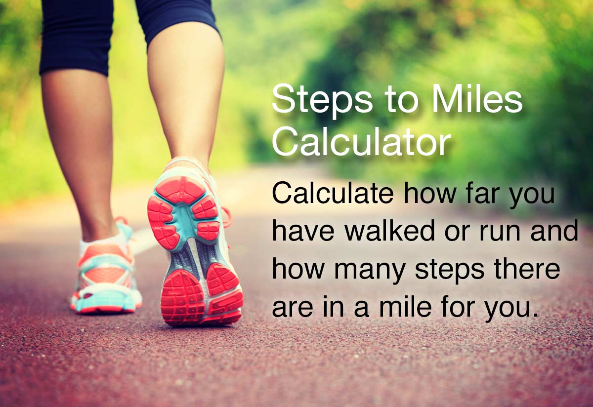 Miles To Steps Conversion Chart