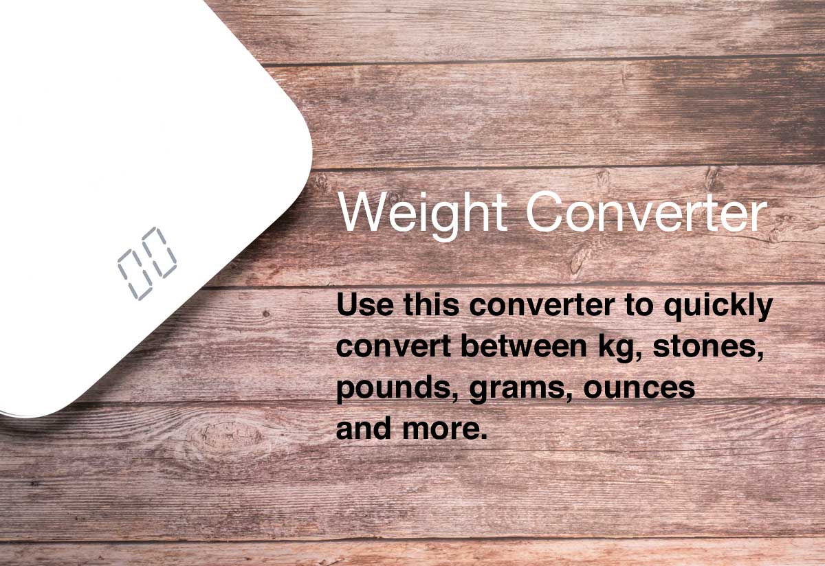 Weight Converter Convert Between Different Units Of Weight