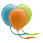 icon of balloons