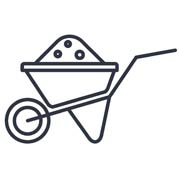 icon of a wheel barrow