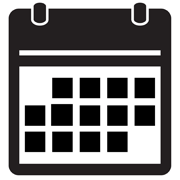 icon of calendar and time
