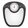 black icon of weight scales
