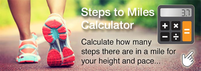 Steps To Miles Conversion Chart Approximate